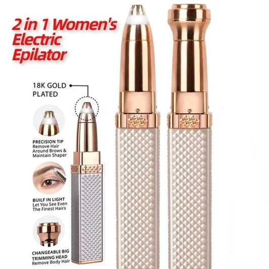 2-in-1 Women’s Electric Epilator & Painless Shaver