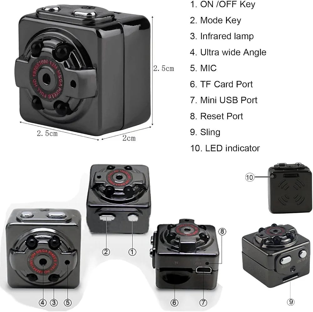 SQ8 Mini Hidden DV Camera