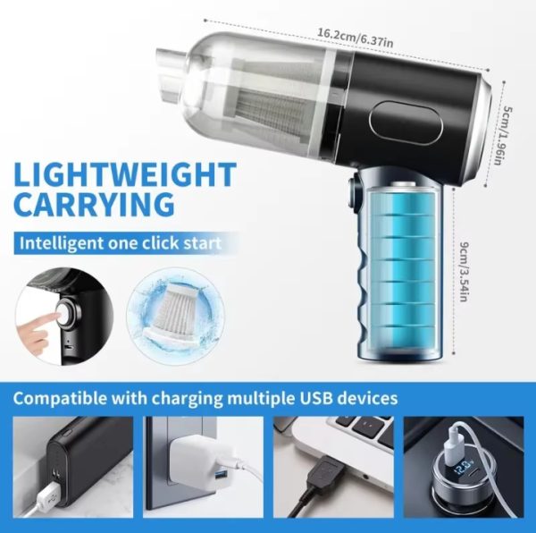 3 In 1 Portable Vacuum Cleaner