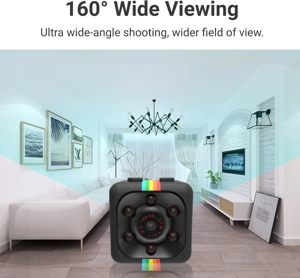 Portable Small Surveillance Pocket Cam Night Vision Motion Detection Full HD Micro Security Video Recorder Cube Cam