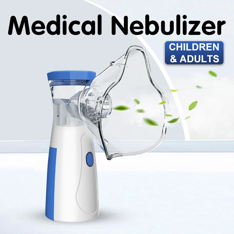 Portable Nebulizer Compact Inhaler Nebulizer Machine For Kids And Adults | Medical Grade Steam Therapy Device For Easy Breathing Relief