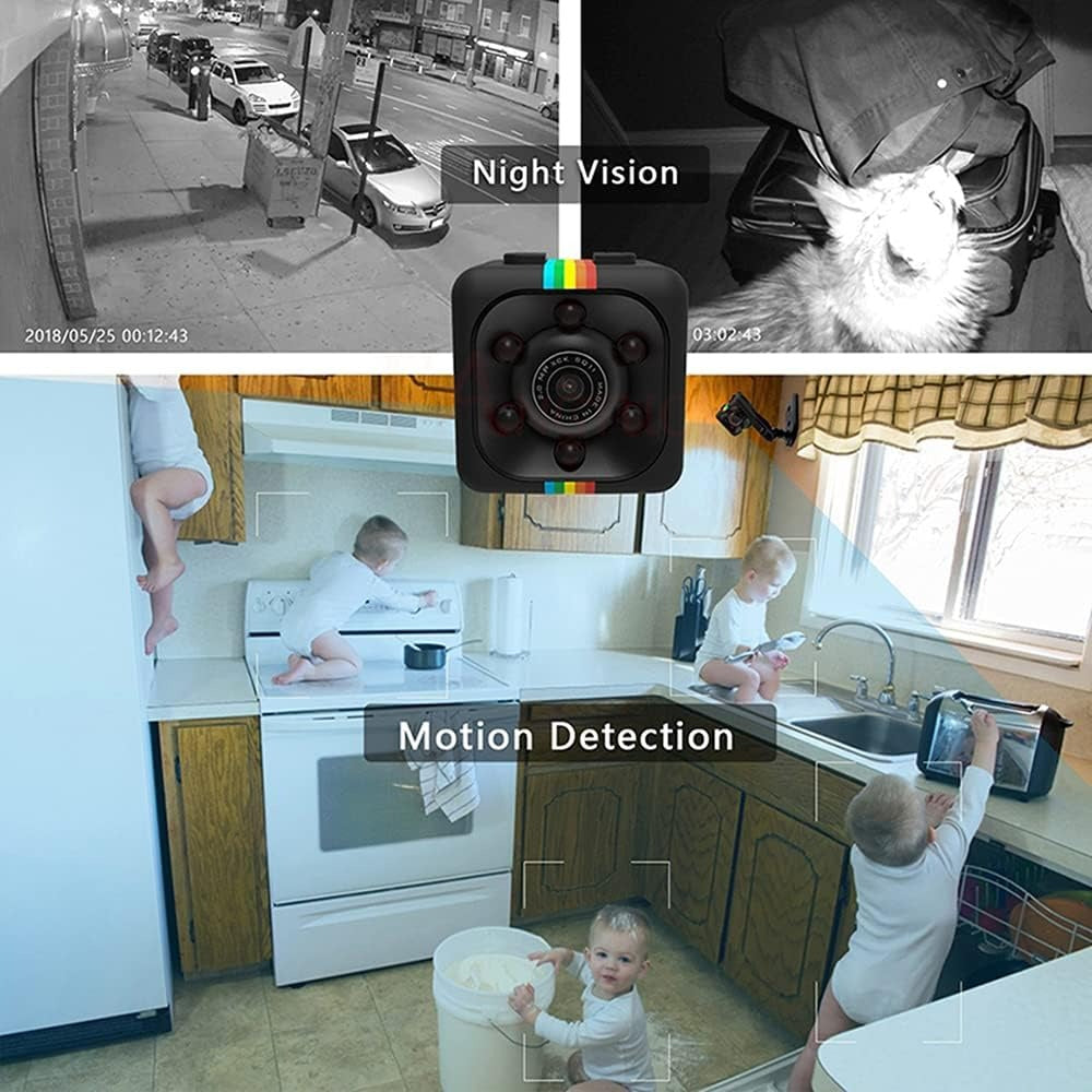 Portable Small Surveillance Pocket Cam Night Vision Motion Detection Full HD Micro Security Video Recorder Cube Cam