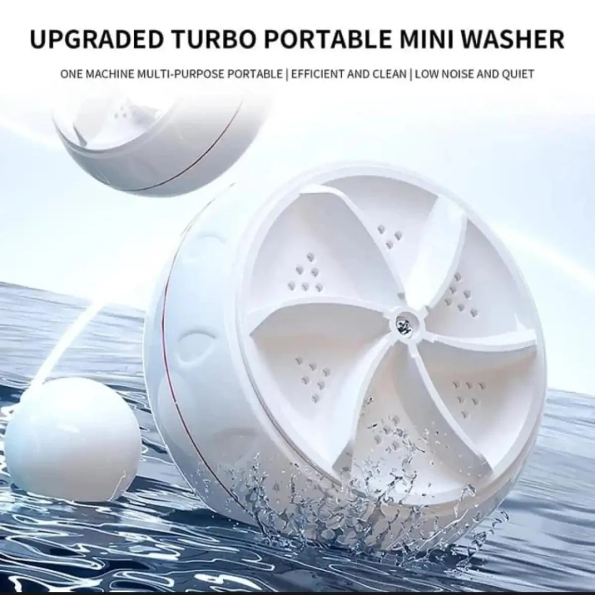 Portable USB Mini Turbo Washer